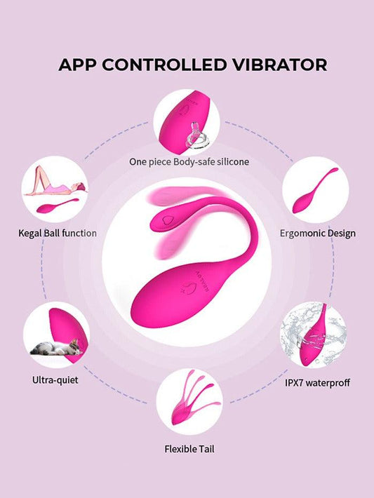 Realov Serena Smart Mini Vibe with App Control Pelvic Trainer - Pink