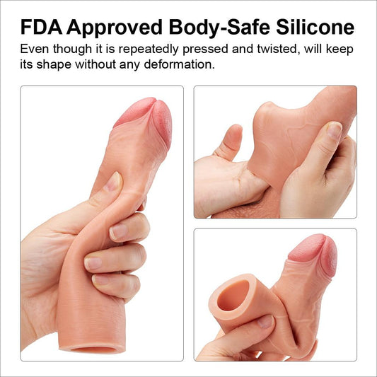 Nature Extender 2'' Silicone Penis Sleeve