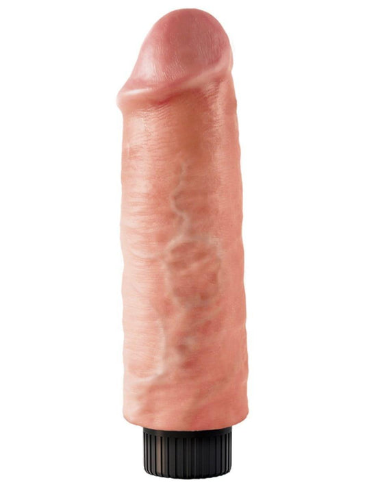 King Cock 6" Vibrating Realistic Dildo