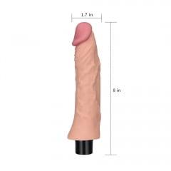 Lovetoy 8.3" Real Softee Dildo Vibrator