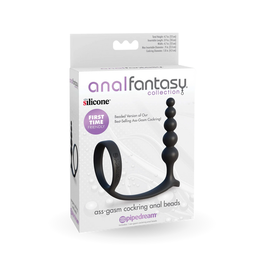 Anal Fantasy Collection Ass-Gasm Cockring Anal Beads