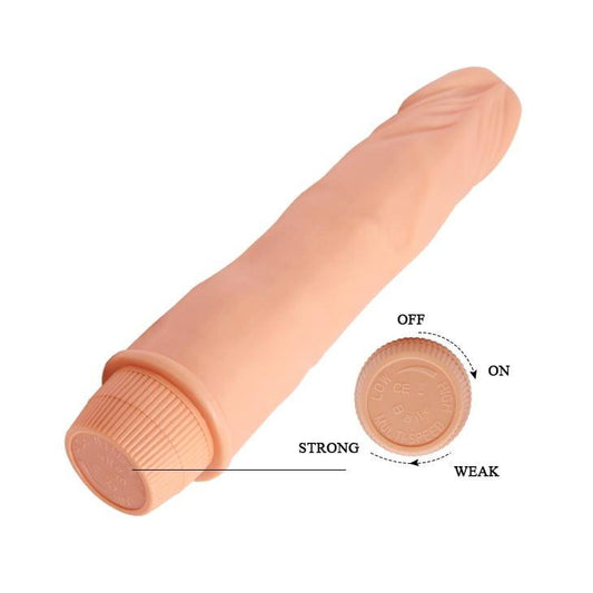 Pretty Love Baile 8.3" Realistic Dildo Vibrator - Light
