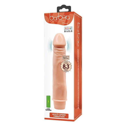 Pretty Love Baile 8.3" Realistic Dildo Vibrator - Light