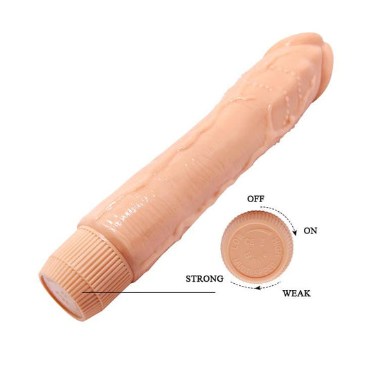 Baile Barbara 9.5" Realistic Multi-Speed Dildo Vibrator Dybbuk - Light