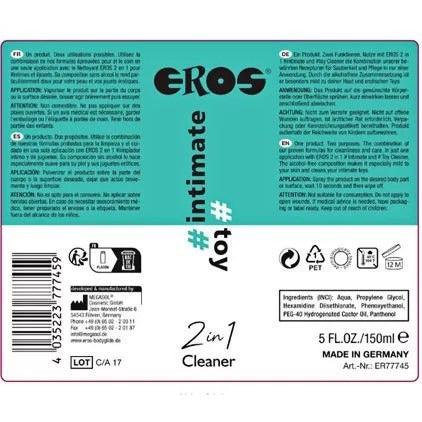Eros 2in1 Cleaner Intimate Toy 150ml