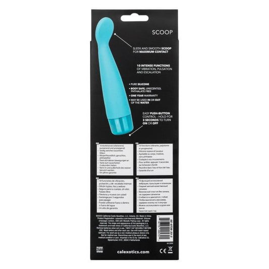 CalExotics Eden Scoop G-Spot Vibrator - Teal