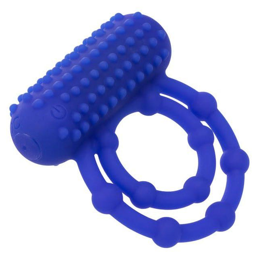 CalExotics 10 Bead Vibrating Maximus Cock & Balls Ring
