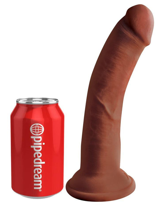King Cock Plus 8" Triple Density Cock Brown