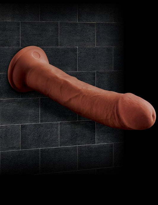 King Cock Plus 8" Triple Density Cock Brown