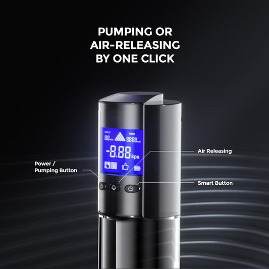 LuvPump Advanced Smart Penis Pump with LCD Screen & Sleeve