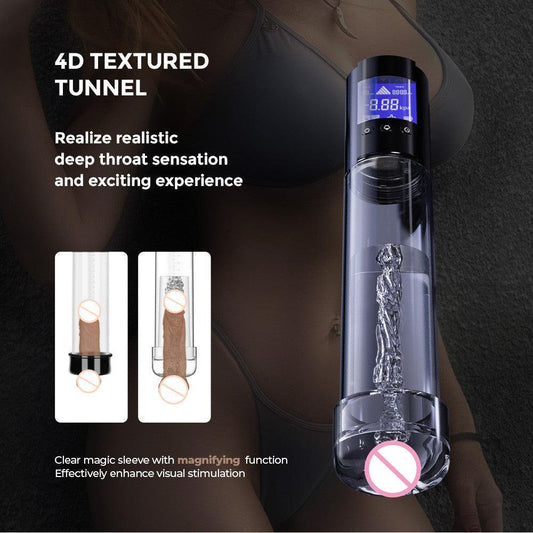 LuvPump Advanced Smart Penis Pump with LCD Screen & Sleeve