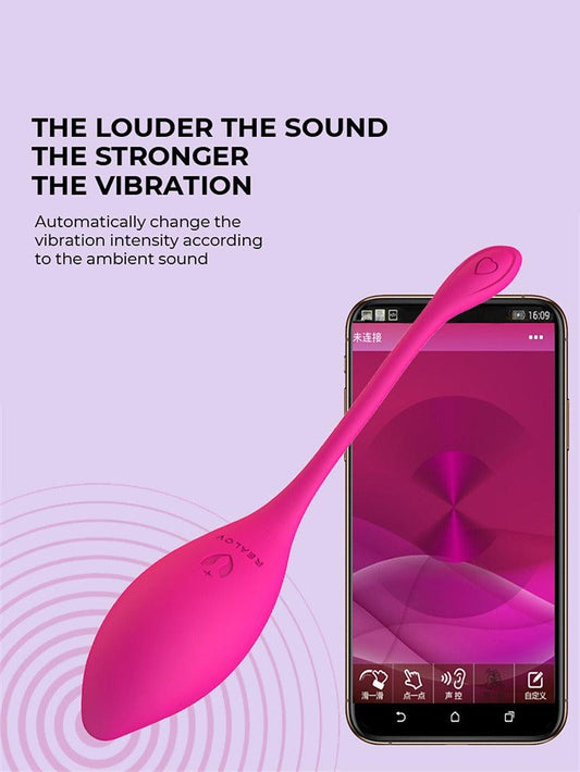 Realov Serena Smart Mini Vibe with App Control Pelvic Trainer - Pink
