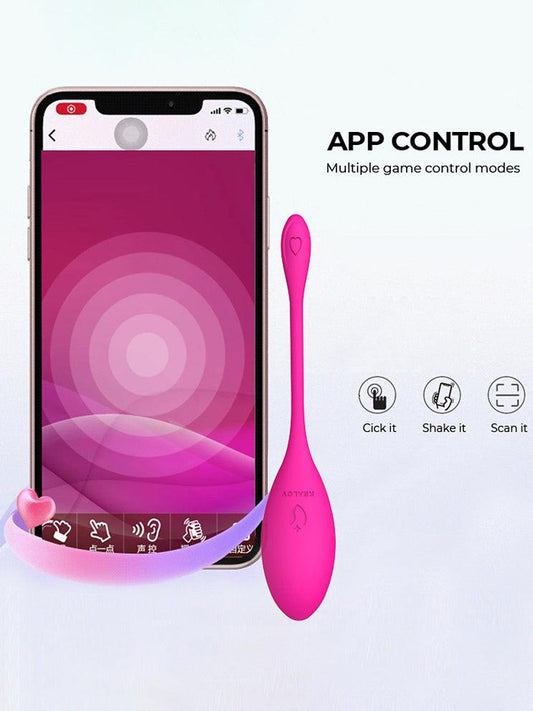 Realov Serena Smart Mini Vibe with App Control Pelvic Trainer - Pink