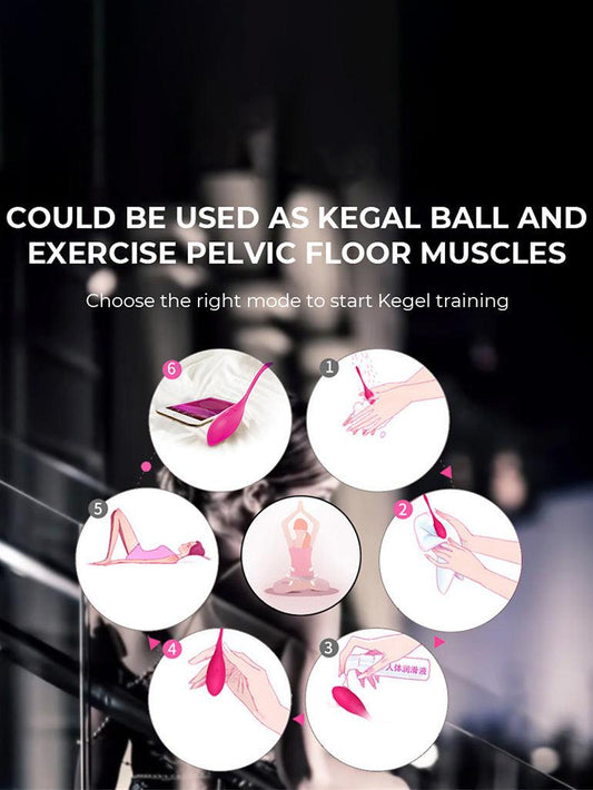 Realov Serena Smart Mini Vibe with App Control Pelvic Trainer - Pink