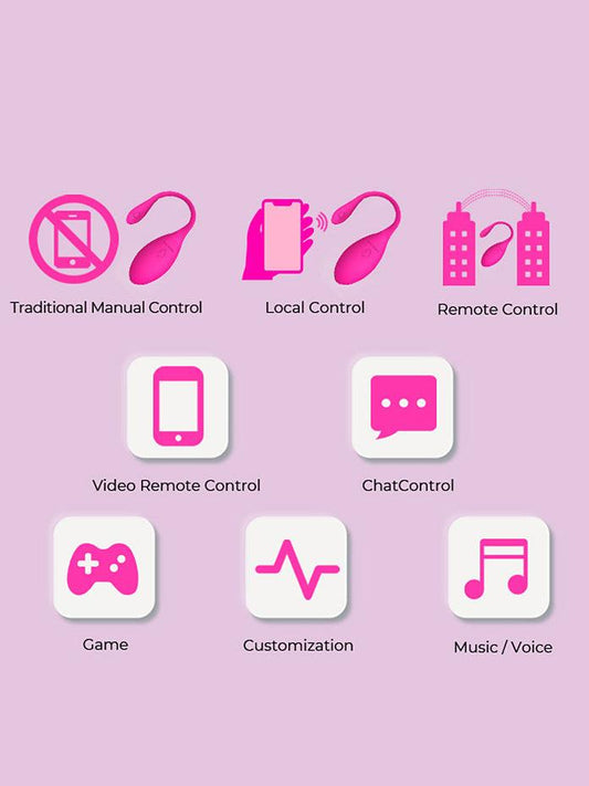 Realov Serena Smart Mini Vibe with App Control Pelvic Trainer - Pink