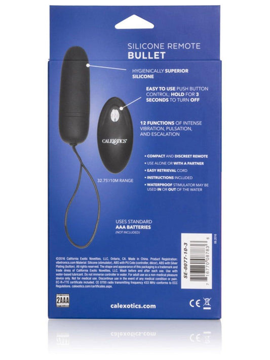 CalExotics Silicone Remote Bullet Vibrator