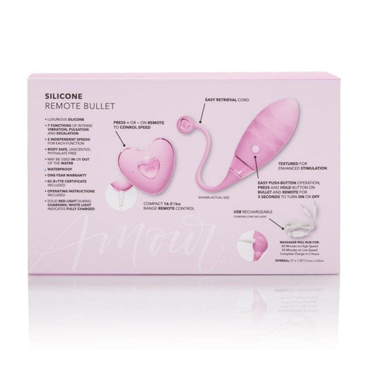 Jopen Amour Silicone Remote Bullet Vibrator