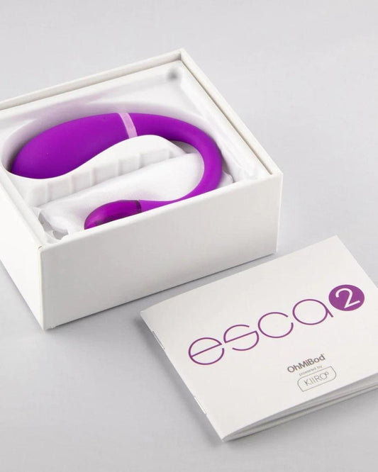 Kiiroo OhMiBod Esca 2 Wearable Massager with App Control - Purple