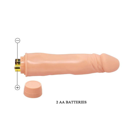 Pretty Love Baile 8.3" Realistic Dildo Vibrator - Light