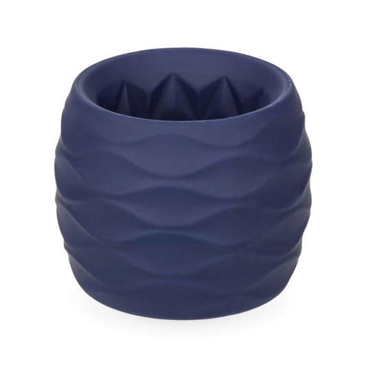 CalExotics Viceroy Reverse Endurance Cock Ring - Blue