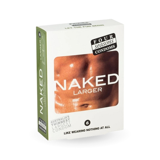 Four Seasons Naked Larger Condoms 6pk