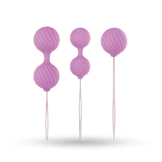 NS Novelties Luxe Collection O' Weighted Kegel Balls - Pink