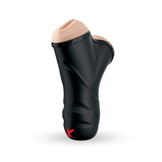 PDX Elite Double Penetration Vibrating Stroker Masturbator