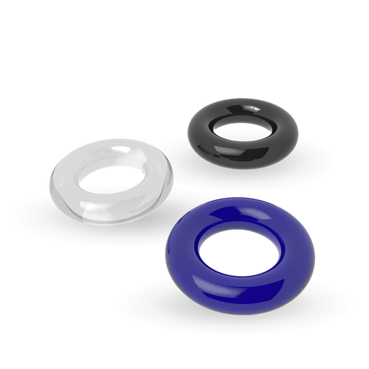 Power Plus Triple Donut Cock Ring Set 3pk