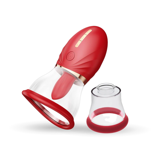 Realov Magic Tongue Pleasure Flicking Vibrating Pussy Pump