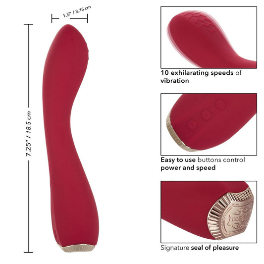 CalExotics Uncorked Malbec G-Spot Vibrator - Wine