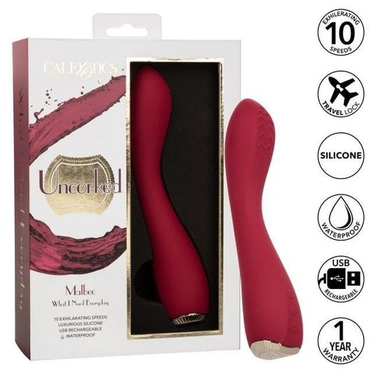CalExotics Uncorked Malbec G-Spot Vibrator - Wine