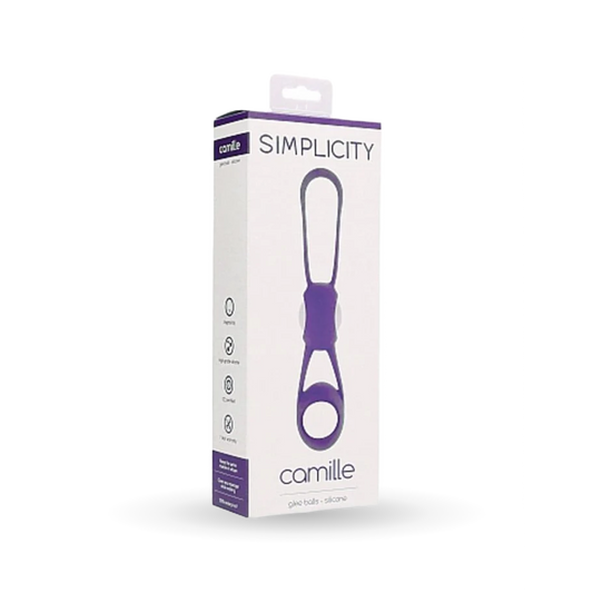 Shots Toys Simplicity Camille Glee Balls - Purple