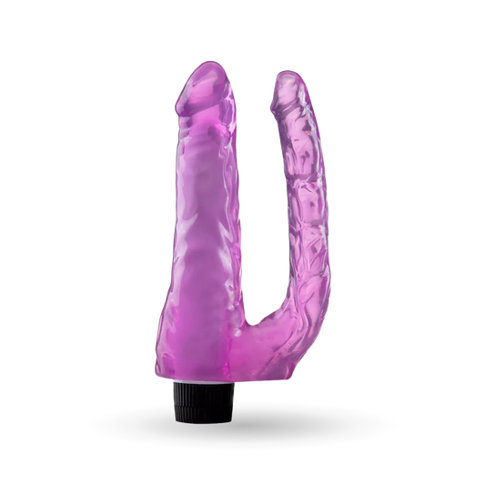 Vibrating 8.7''Double Penetrator QSDZ-013 Purple