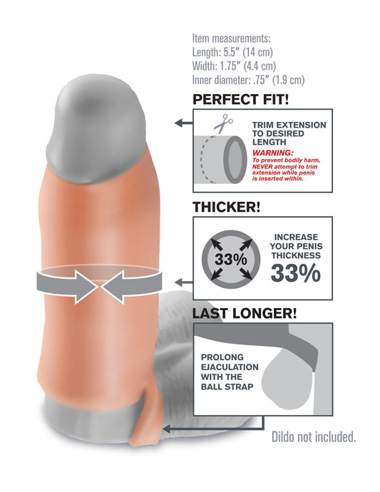 Fantasy X-Tensions 5.5" Real Feel Enhancer Flesh