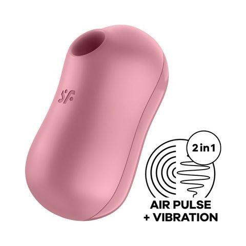 Satisfyer Cotton Candy Clitoral Stimulator - Light Pink