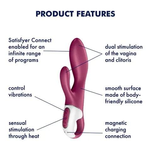Satisfyer Heated Affair Rabbit Vibrator