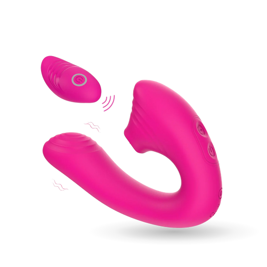 y.Love Remote Control Tongue Licking Clitoral Stimulator and G-Spot Vibrator